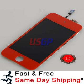 iPod Touch 4 LCD/DIGITIZER Screen Assembly Replacement + Home Button 