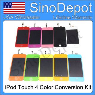 iPod Touch 4 4G 4th LCD Color Display Touch Glass Digitizer Lens 