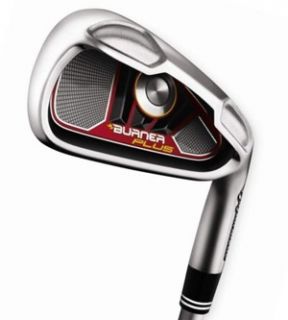 LEFT HANDED TAYLORMADE BURNER PLUS IRONS 4 PW & AW STEEL NEW
