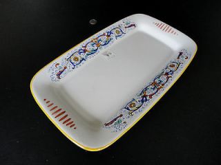 NEW Deruta Ceramic Italian Pottery Serving Platter Bread Dish Plate 12 