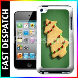 Christmas Tree Cookie with Red & Green Icing Case For iPod Touch 4th 