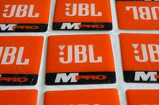 JBL M PRO Crystal Bubble Top Logo Badge   Adhesive