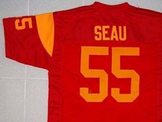   NAME & # USC TROJANS COLLEGE JERSEY JUNIOR SEAU RED NEW ANY NAME