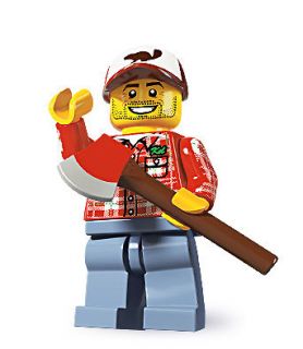 LEGO MINIFIGURE LUMBERJACK SERIES 5 NEW WITH FOIL