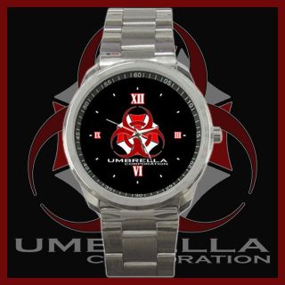 Resident Evil Umbrella Corp Biohazard Corporation Sport Metal Watch
