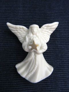   Angel Gold Star Pin Brooch Christmas Jewelry STOCKING STUFFER GIFT