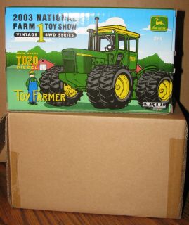 John Deere 7020 Diesel Tractor 1/32 Ertl 26 National Toy Farmer 2003 