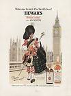 Dewars Scotch Whiskey 1967 Vintage Ad, White Label, Ancestor, Scottish 