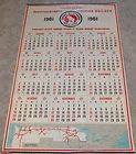 Large 1961 Great Northern Railroad Calendar 42 1/2 by 26