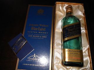 Johnnie Walker Blue Numbered Bottle Set