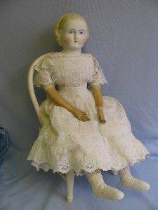 26 Antique Bisque Doll ABG c1880 ALICE PARIAN Rare Size, Lovely 