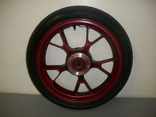 2008 06 07 08 09 10 #4571 Kawasaki Ninja ZX14 Red Front Wheel with 