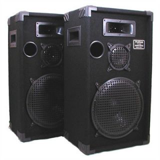 Pro Audio DJ Karaoke Studio 12 ABS Speaker Pair 1500W PP1210
