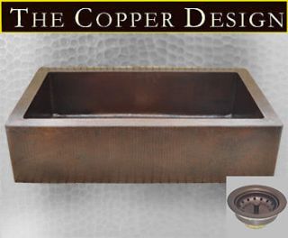 Copper Apron Farmhouse Kitchen Sink 25x19