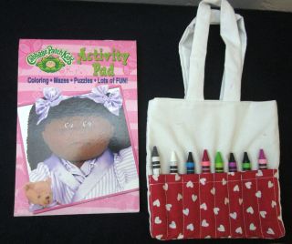 Cabbage Patch Kids Activity Pad with Crayons & Travel Bag