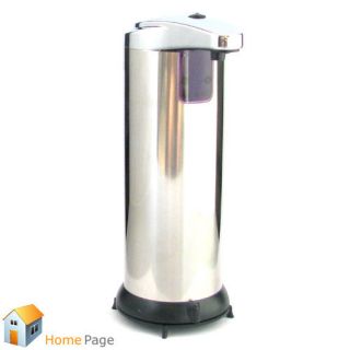   Steel Handfree Automatic Touchless Bathroom Kitchen Soap Dispenser