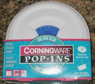 Corning Ware 16oz Round Dish with Vented Cover New USA