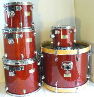 Mapex M Series Drum Shell Pack Bass Drum & 4 Rack Toms Lacquer Finish 