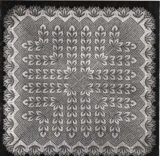 Vintage knitting pattern lace baby christening shawl on CD  Free UK 