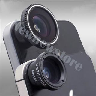   Angle Macro Lens +Fisheye for Kodak Zi8 Zx1 Zx3 PLAYSPORT i phone 4 4s