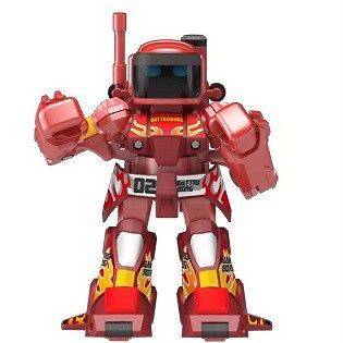   BATTROBORG 20 REMOTE CONTROL BOXING REAL STEEL PVC TOY ROBOT RC RED