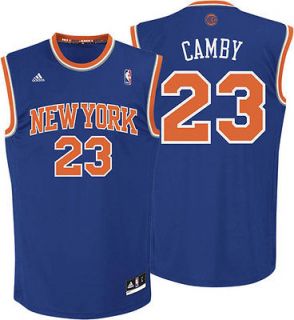   Jersey adidas Revolution 30 Blue Replica # New York Knicks 201