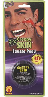 Fake Scar Halloween Makeup Prosthetic Skin Wound Putty Glue 3D Costume 