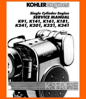 kohler engine manuals in Home & Garden