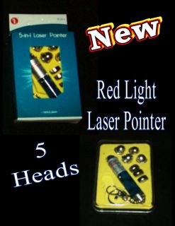 New Laser Pointer with LED Light and Keychain Red Laser with a 