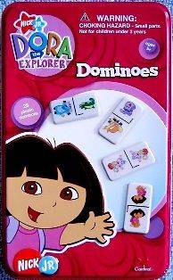 Dora the Explorer Dominoes Tin Box SEALED Nick Jr. Colorful Designer 