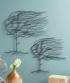   Whispering Willow Wall Hangings Small & Large Metal Trees Wall Art