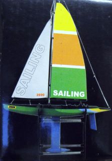 RC Sailing Yacht Remote Control Boat Large Scale Real Sailboat Built 