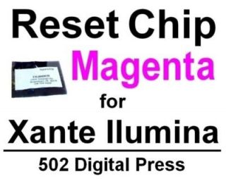 Magenta Reset CHIPs for Xante Laser Printer Cartridges ILUMINA 502 