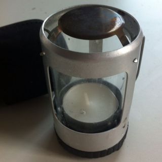 Used UCO Camping & Home Mini Candle Lantern with Case   Hangs or 