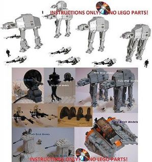 Instructions Custom Hoth Rebel Base 8089 Star Wars Lego