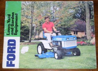 Ford Lawn Yard and Garden Equipment Brochure