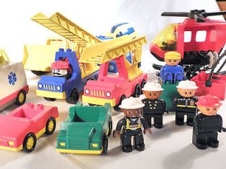 Lego DUPLO ~ CONSTRUCTION VEHICLES, FIRE TRUCKS ~ People Helicopter 
