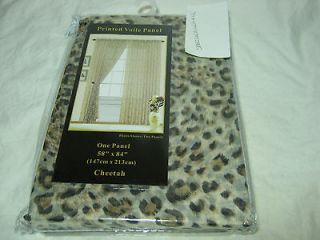 cheetah curtains in Curtains, Drapes & Valances