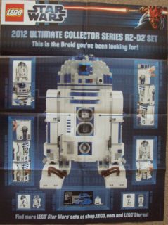 Lego Star Wars Limited Edition R2 D2 Poster Only 20398 Worldwide