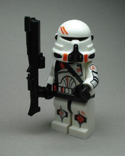 LEGO StarWars Airborne Clone Trooper Custom Fig Orange