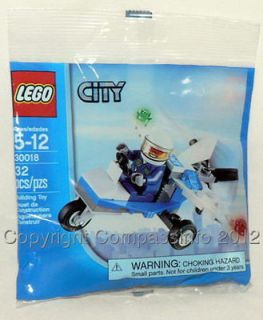 NEW Lego City Policeman & Police Airplane 30018 Microlight