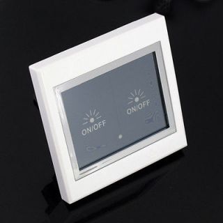   Way RF Remote Control LCD Touch Wall Switch For led light 110v 240v