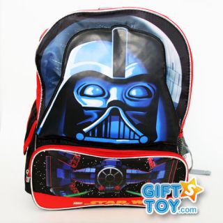 New Lego Star Wars Darth Vader Boys 16 Large School Backpack
