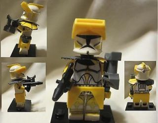 LEGO Custom Star Wars Commander Bly Custom Pauldron, Yellow Binocular 