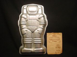Wilton SPACEMAN cake pan SPACE MAN Astronaut bake Mold tin DIVER jello