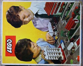 Rare Vintage 1958 Lego 810 Town Plan 50 year old set HO scale Mercedes 