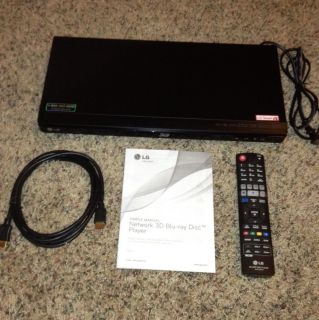 LG BD670 3D Wireless Network Blu ray Player with Smart TV, Remote 