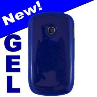 For LG800G dark Navy Blue rubberized cell phone Gel case cover skin 