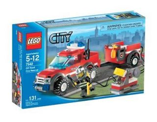 LEGO City Off Road Fire Rescue Truck Trailer Firefighter Equipment 