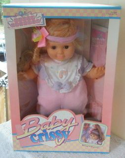 Newly listed BABY CRISSY DOLL IDEAL NURSERY 1989 N​IB NEVER OPENED